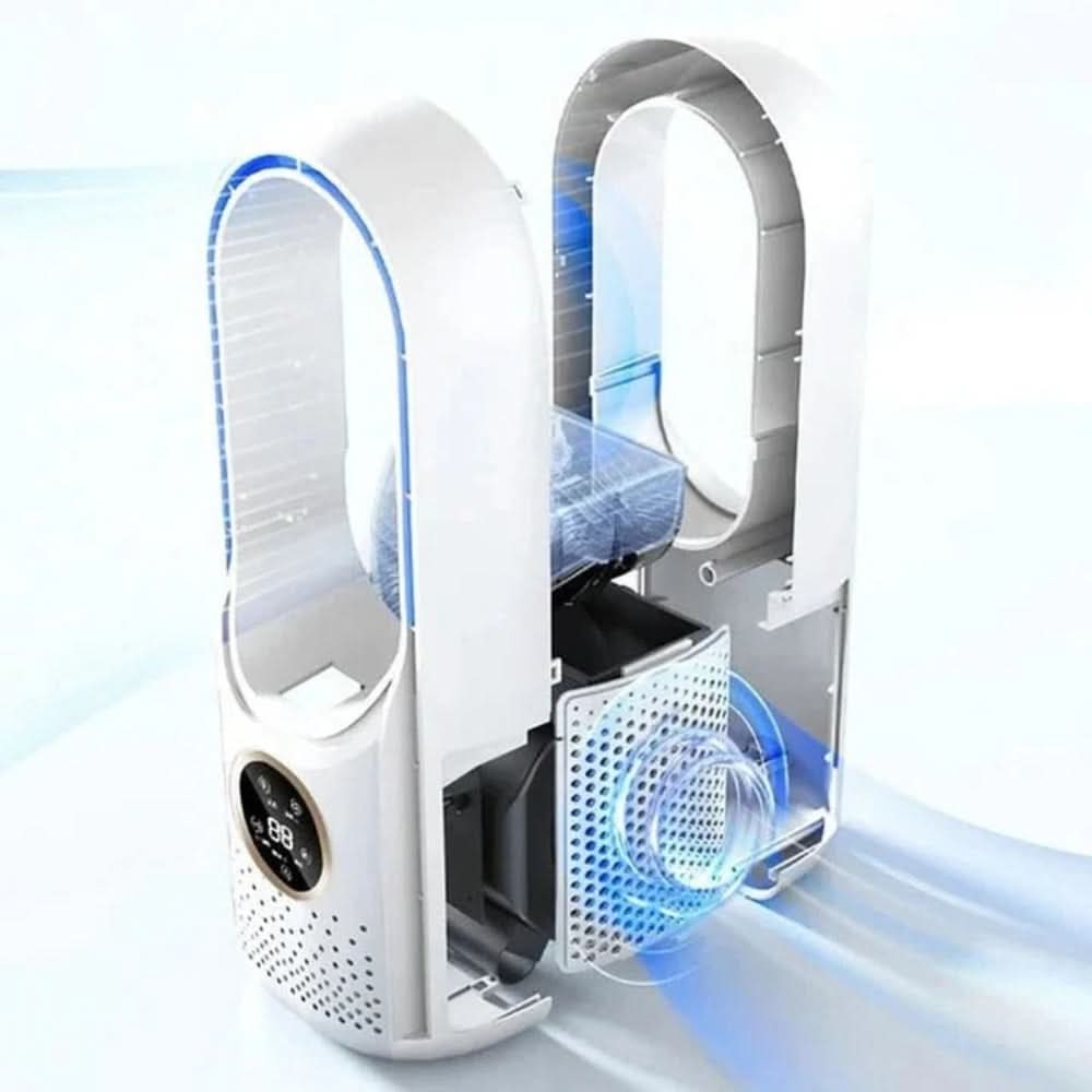 Quiet Bladeless Air Conditioner for Restful Nights
