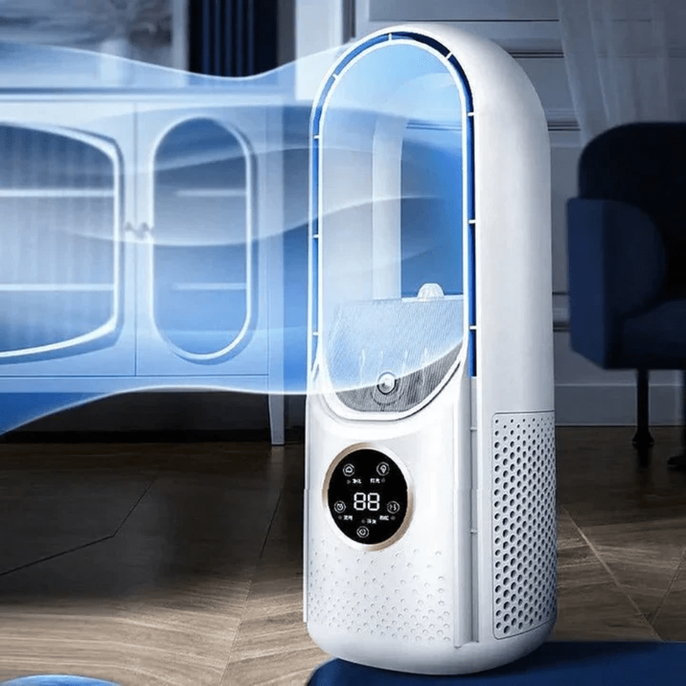 Quiet Bladeless Air Conditioner for Restful Nights