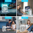 Compact Mini Air Cooler with 3 Speeds and Spray Function