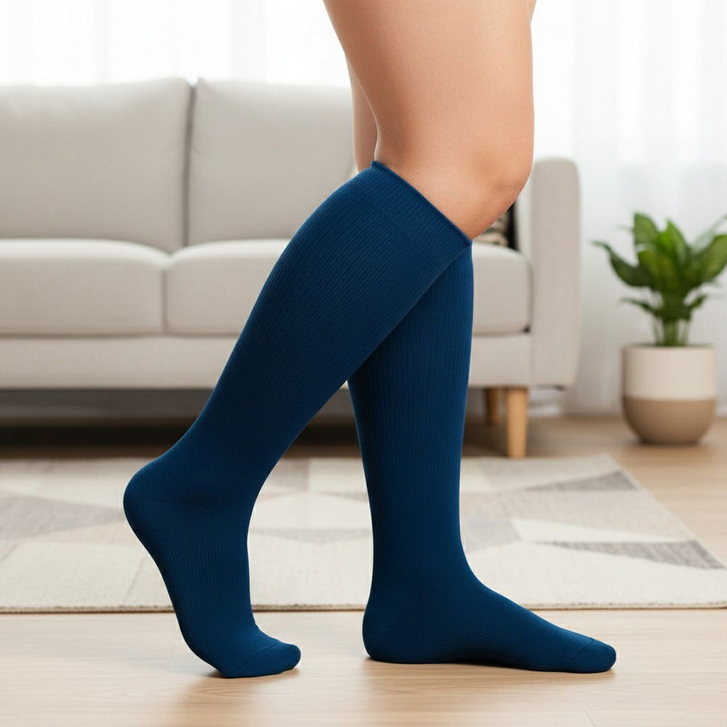 Středně podpůrné prodyšné ponožky pro celodenní pohodlí