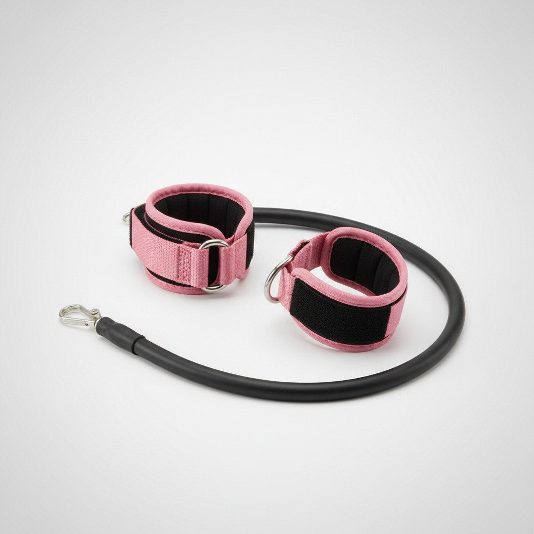 Ankle Strap Booty Trainer With Adjustable Resistance Bands For Glutes And Legs