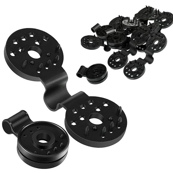 Clips resistentes de plástico para tela de sombra con instalación fácil para jardín