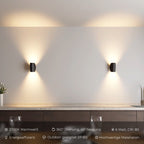 Luz de Pared LED Exterior SolaraEdge con Brillo Ambiental Cálido