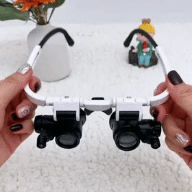 ClaritySight Pro LED Büyüteç Gözlükleri 8x, 15x ve 23x Yakınlaştırma ile