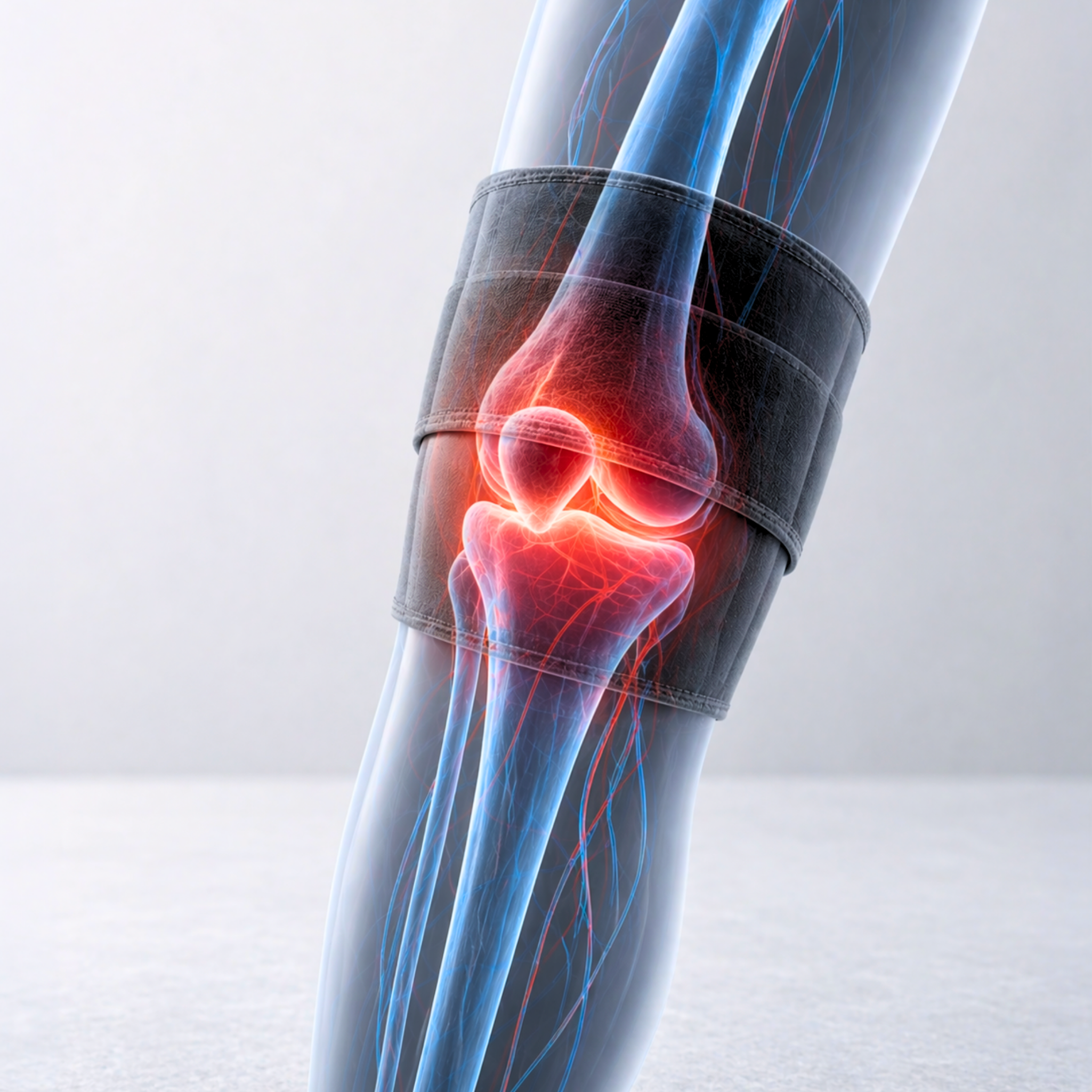 KneeRevive Pro Almofada de Terapia de Luz Vermelha – Envoltório de Suporte para Joelhos 660nm e 850nm