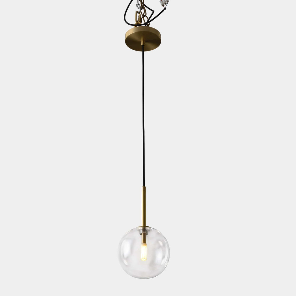 Aurelia Kugle Glas Loftlampe Middelalderinspireret