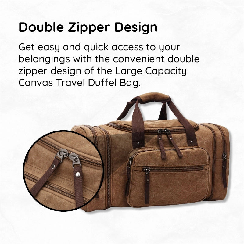 Beg Perjalanan Kain Kanvas Luas