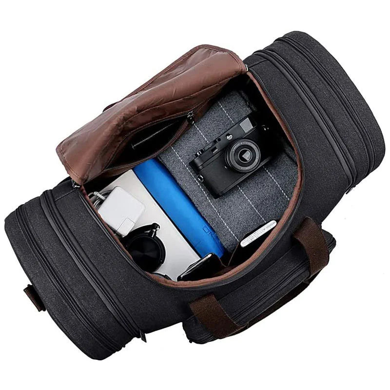 Beg Perjalanan Kain Kanvas Luas