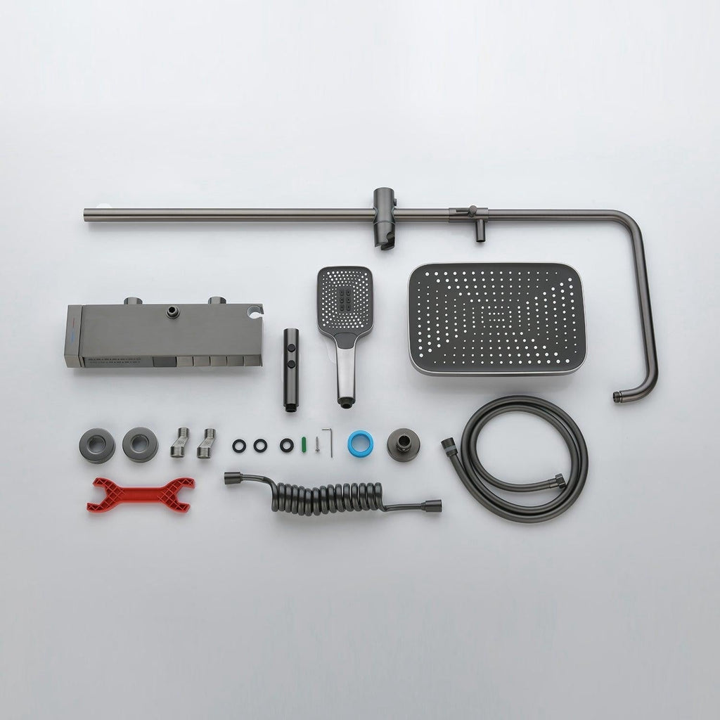 AquaSense スマートバスルームシャワーシステム デジタル温度表示付き | Petprovac