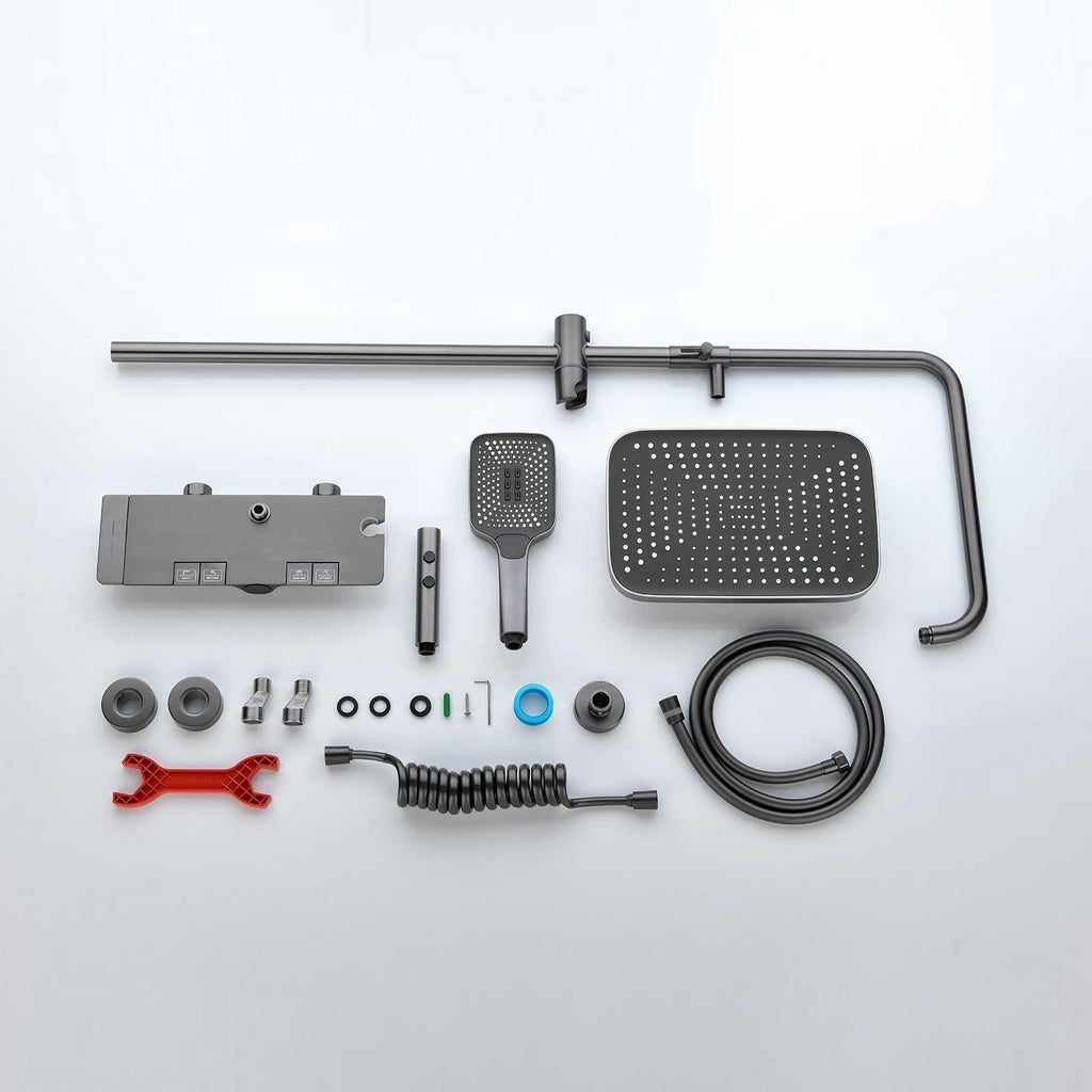 AquaSense Système de douche intelligent avec jets multifonctions | Petprovac