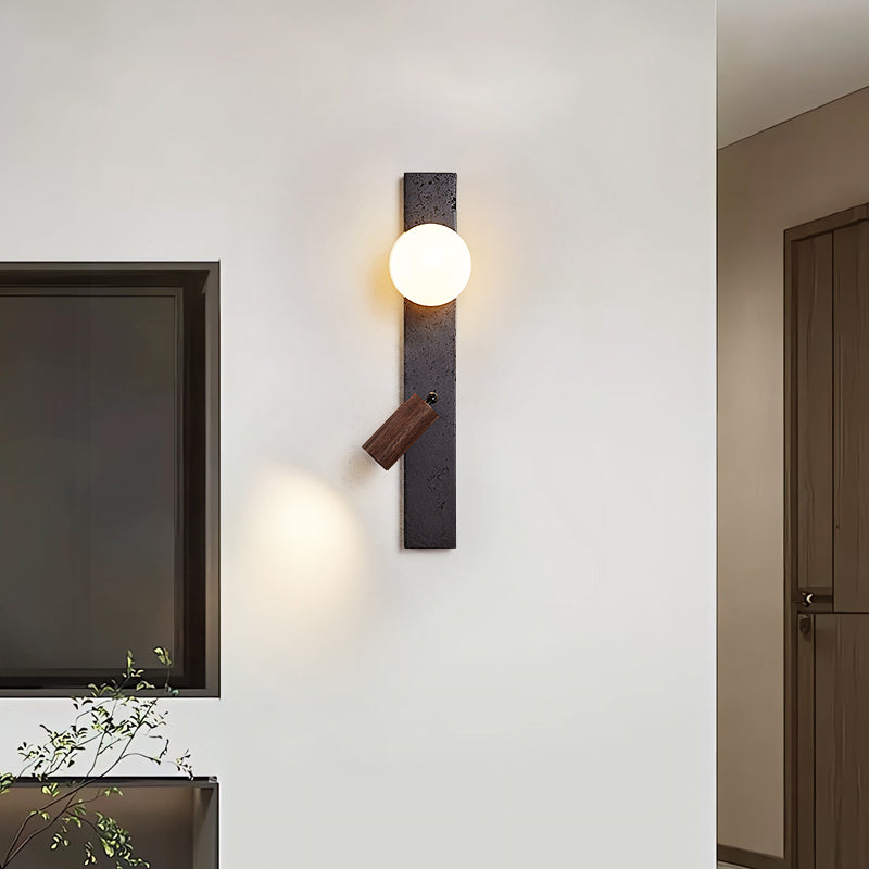 Modern Adjustable Wall Lamp With Rotating Decorative Light
