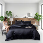 Aster Grå Blødt Dynebetræk Sæt Med Elegant Moderne Sengetøjsdesign