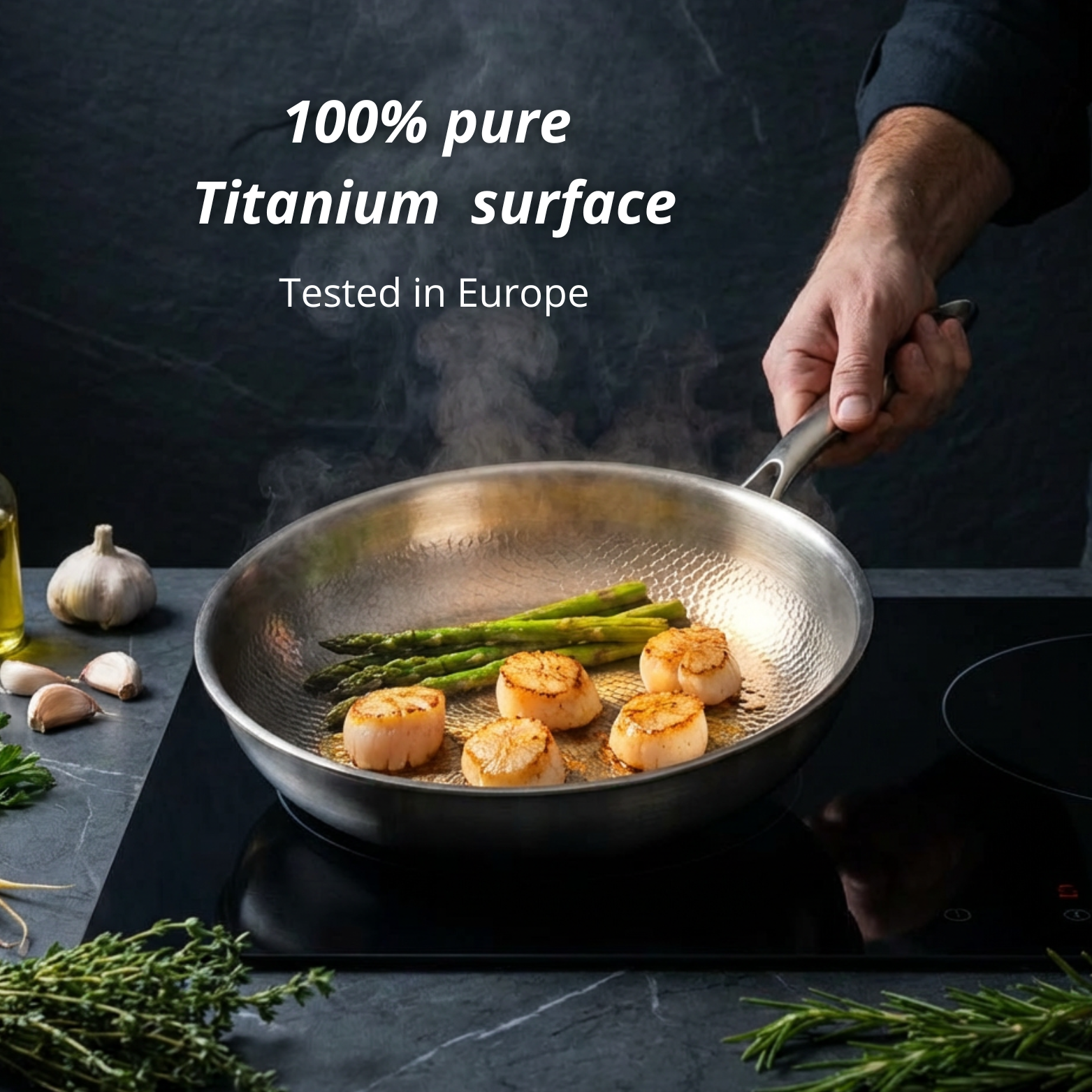 Giftfri keramisk non-stick stekpanna – PFAS-fri vardagskokkärl