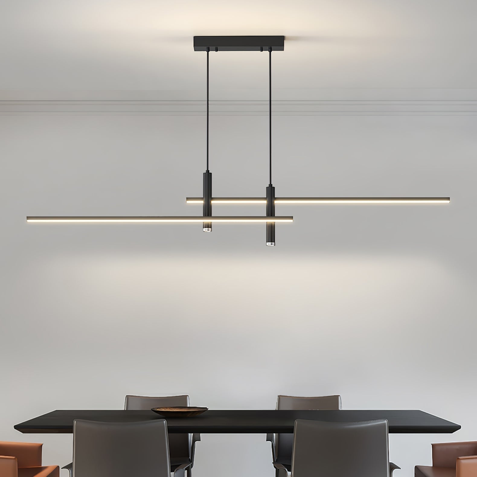 Nexa lineaire hanglamp voor moderne eetkamerverlichting