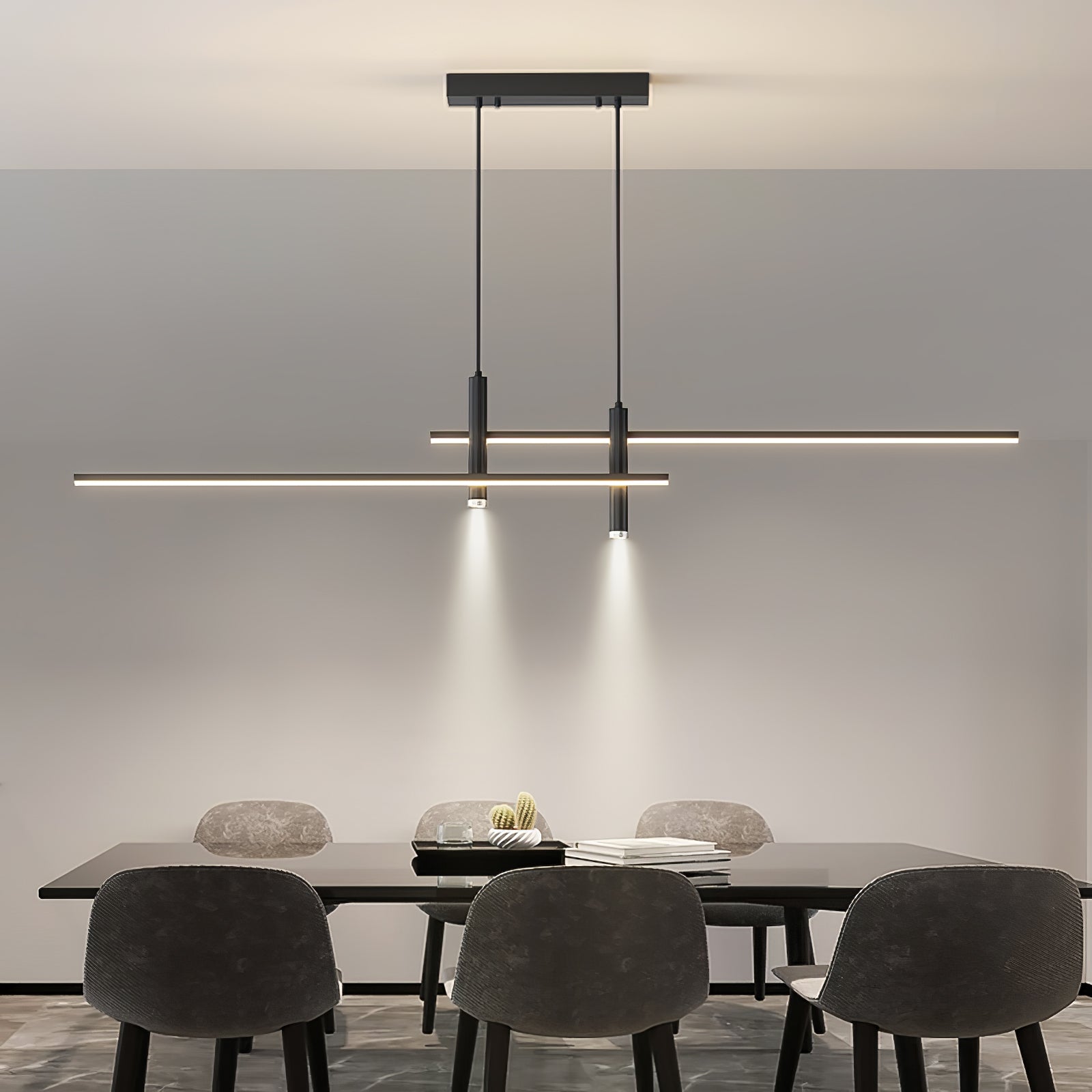Nexa lineaire hanglamp voor moderne eetkamerverlichting