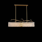 Aurora Glaslysekrone til Moderne Stemningsbelysning i Nutidige Rum