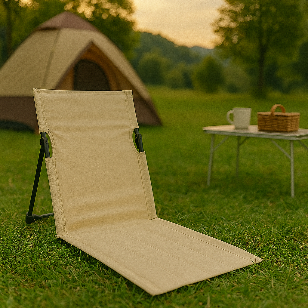 Chaise de camping ultralégère pliable avec design ergonomique pour un confort d'assise optimal