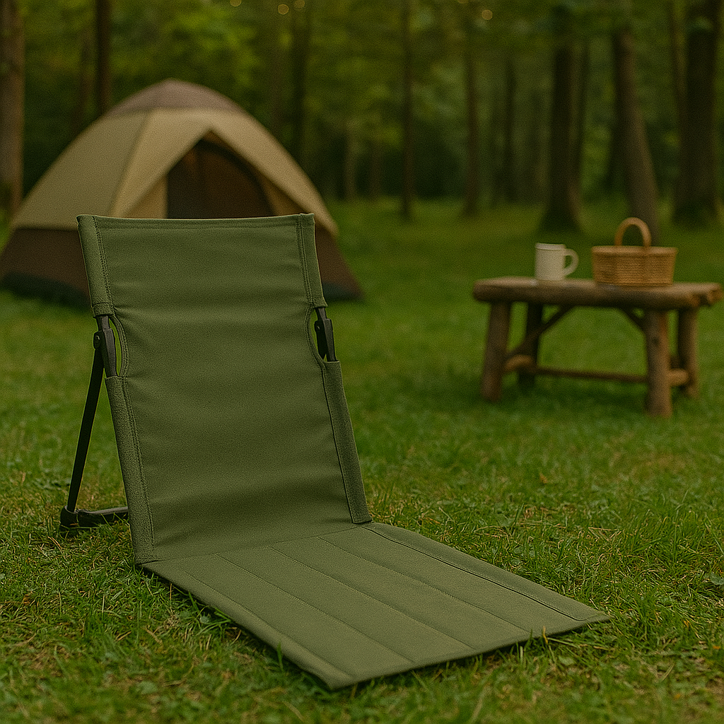 Chaise de camping ultralégère pliable avec design ergonomique pour un confort d'assise optimal