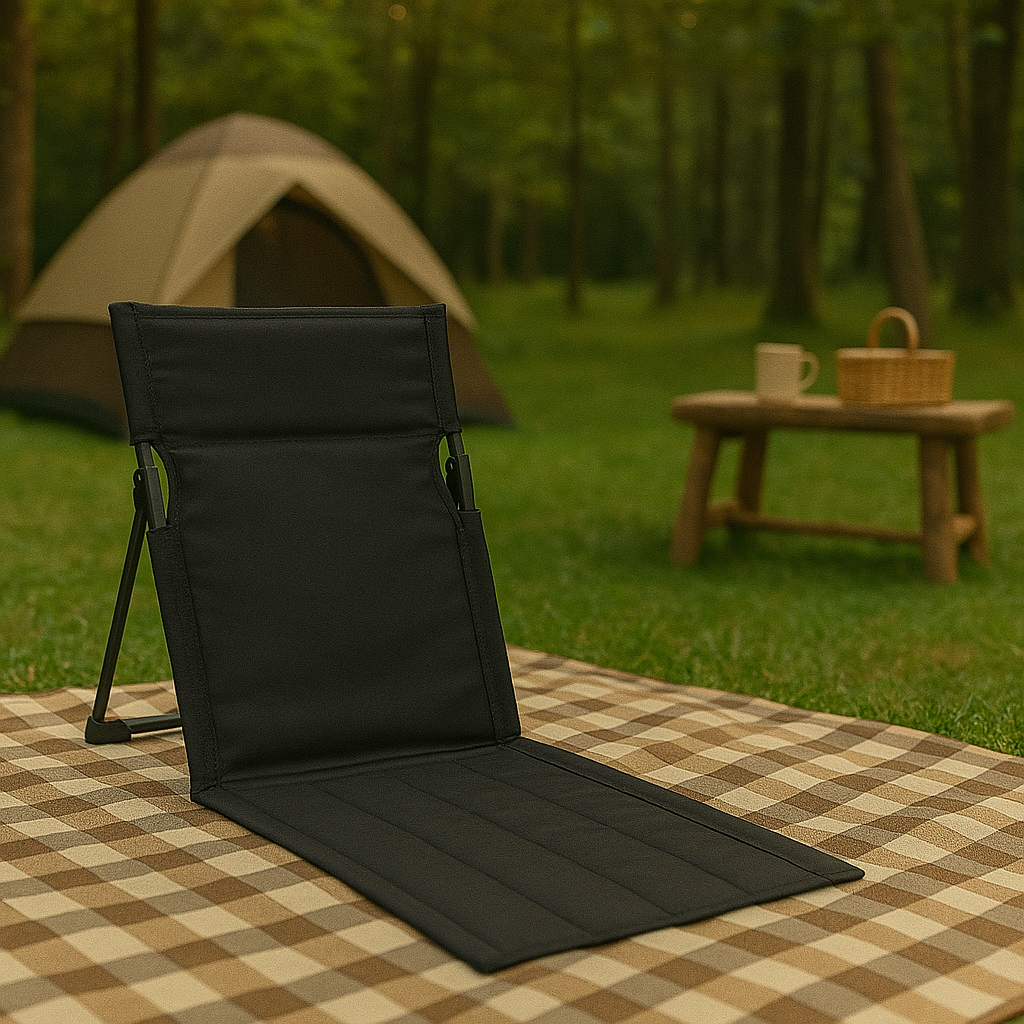 Chaise de camping ultralégère pliable avec design ergonomique pour un confort d'assise optimal