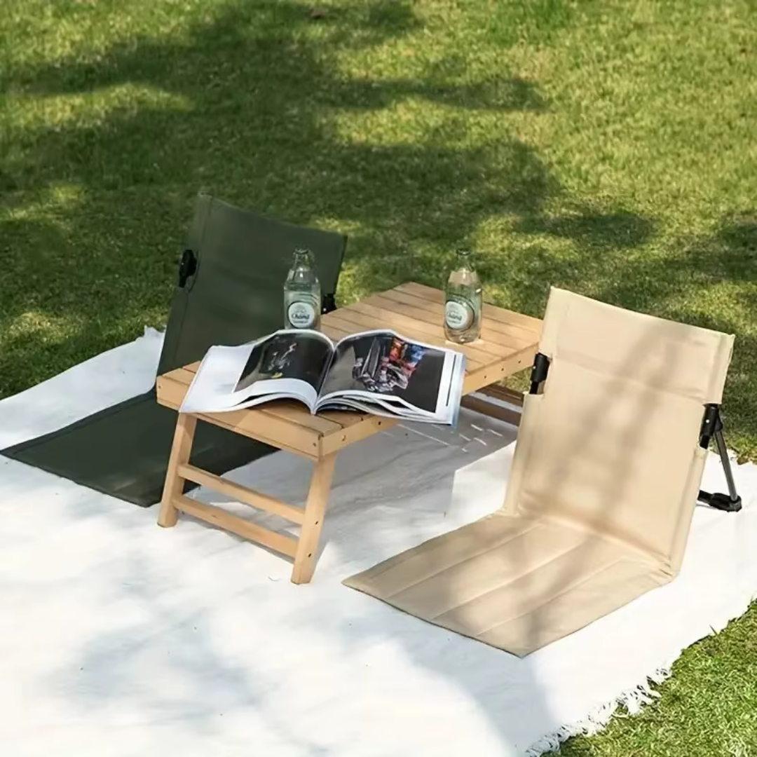 Chaise de camping ultralégère pliable avec design ergonomique pour un confort d'assise optimal
