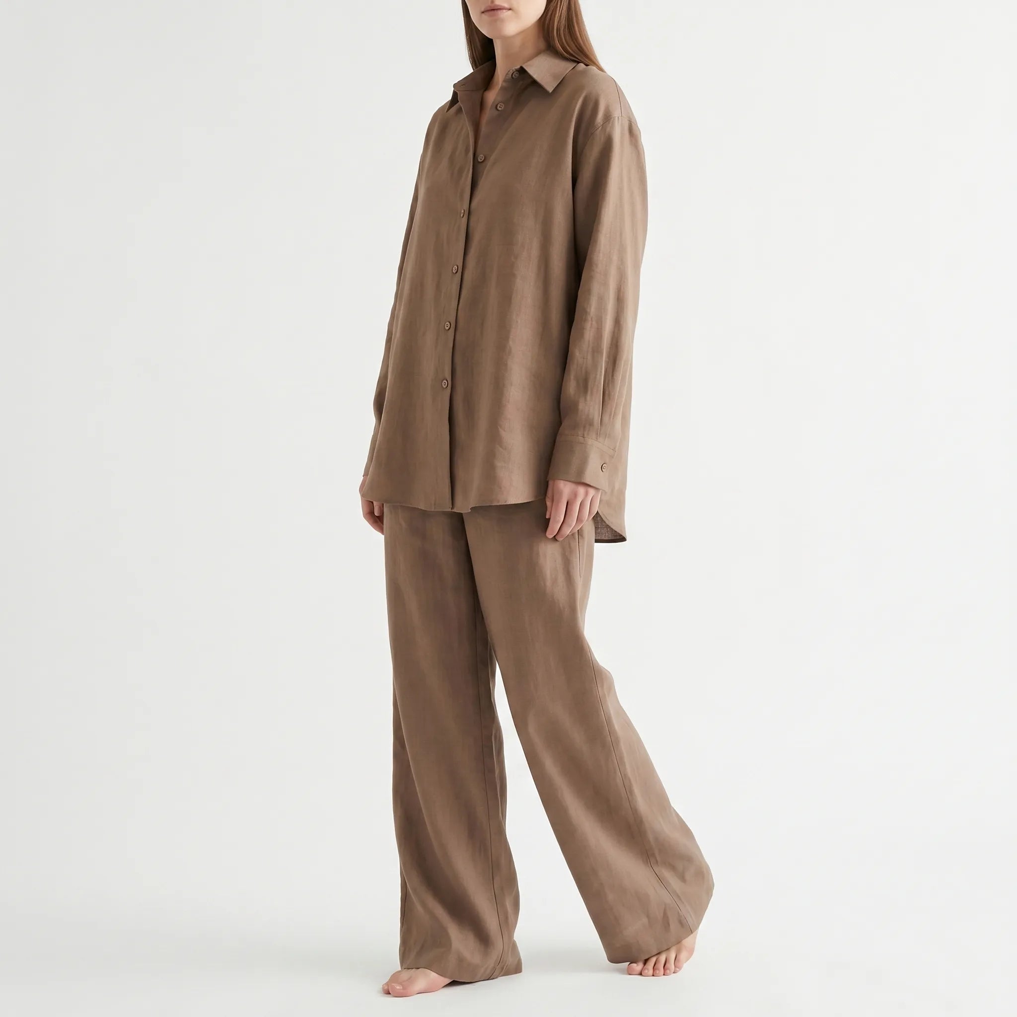 Loose-Fit Two-Piece Pants Set - Desiree
