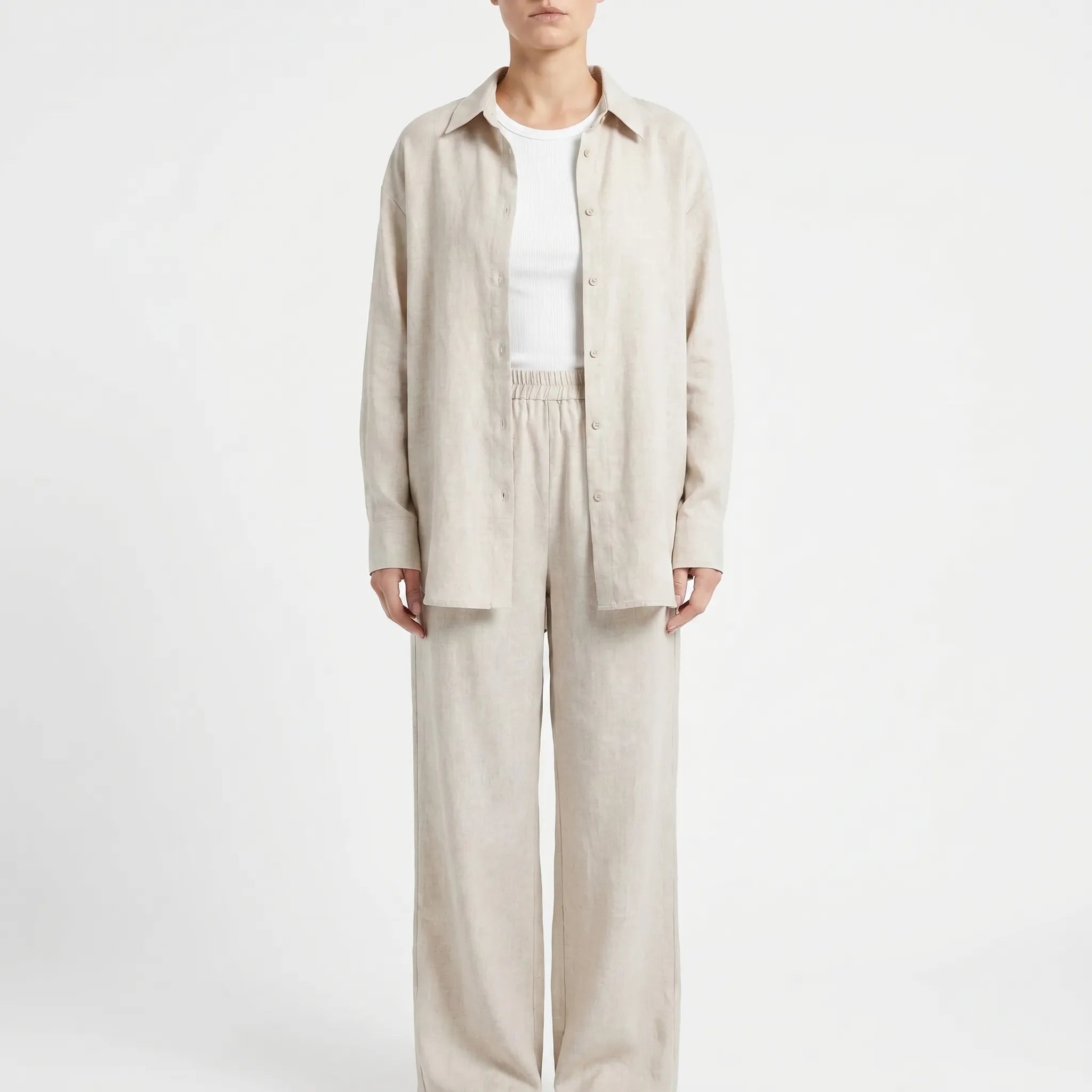 Loose-Fit Two-Piece Pants Set - Desiree