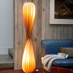 Lumina Twist gulvlampe med beroligende LED-lys til stuer og soveværelser