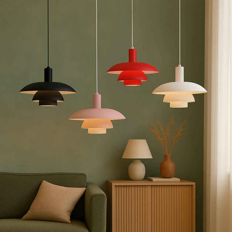 Nordisk loftslampe med moderne enkelhed til ethvert rum