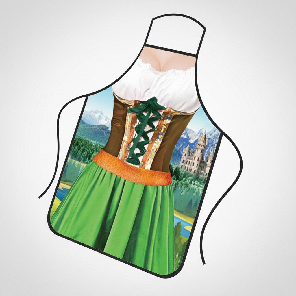 Șorț de bucătărie amuzant pentru Oktoberfest cu design umoristic pentru o atmosferă festivă