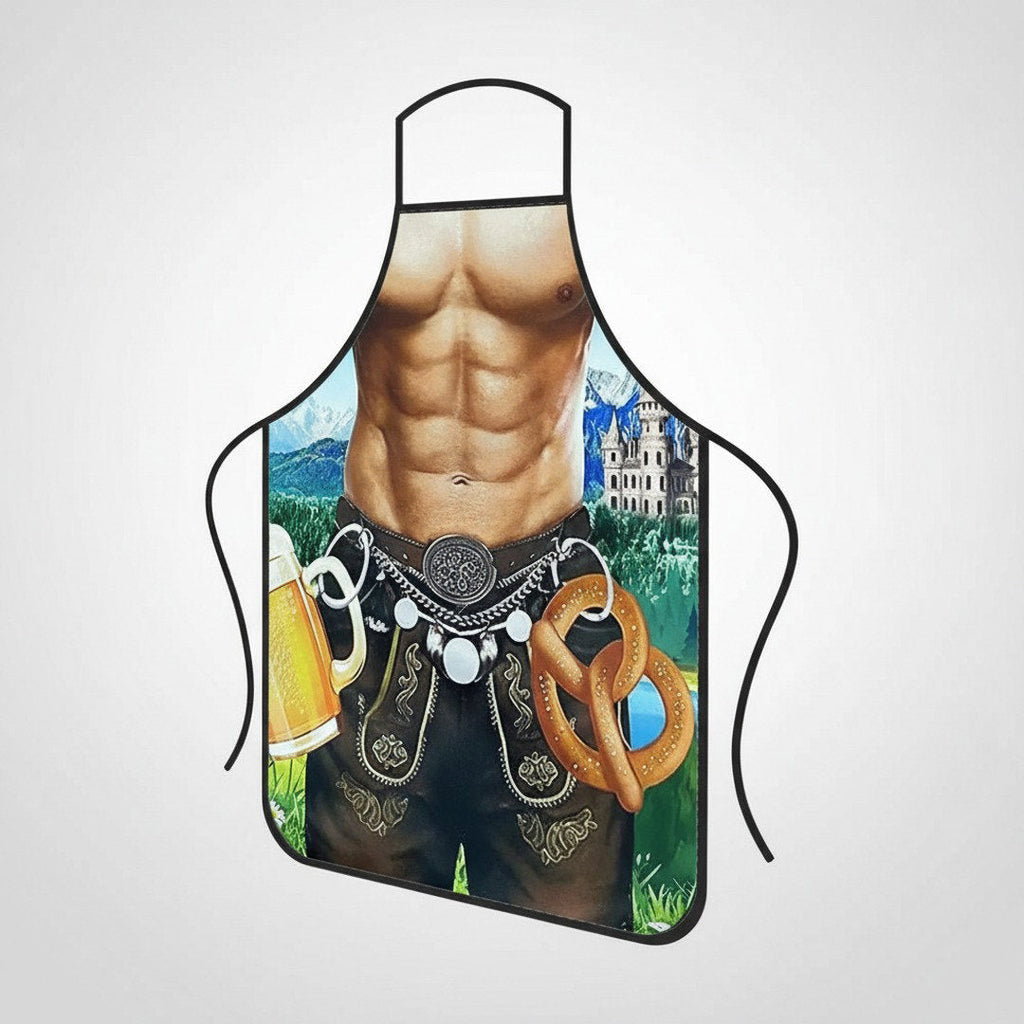 Șorț de bucătărie amuzant pentru Oktoberfest cu design umoristic pentru o atmosferă festivă