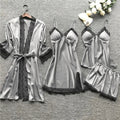 Set Camășuță de Noapte Aurora Satin pentru Femei, Confort Elegant