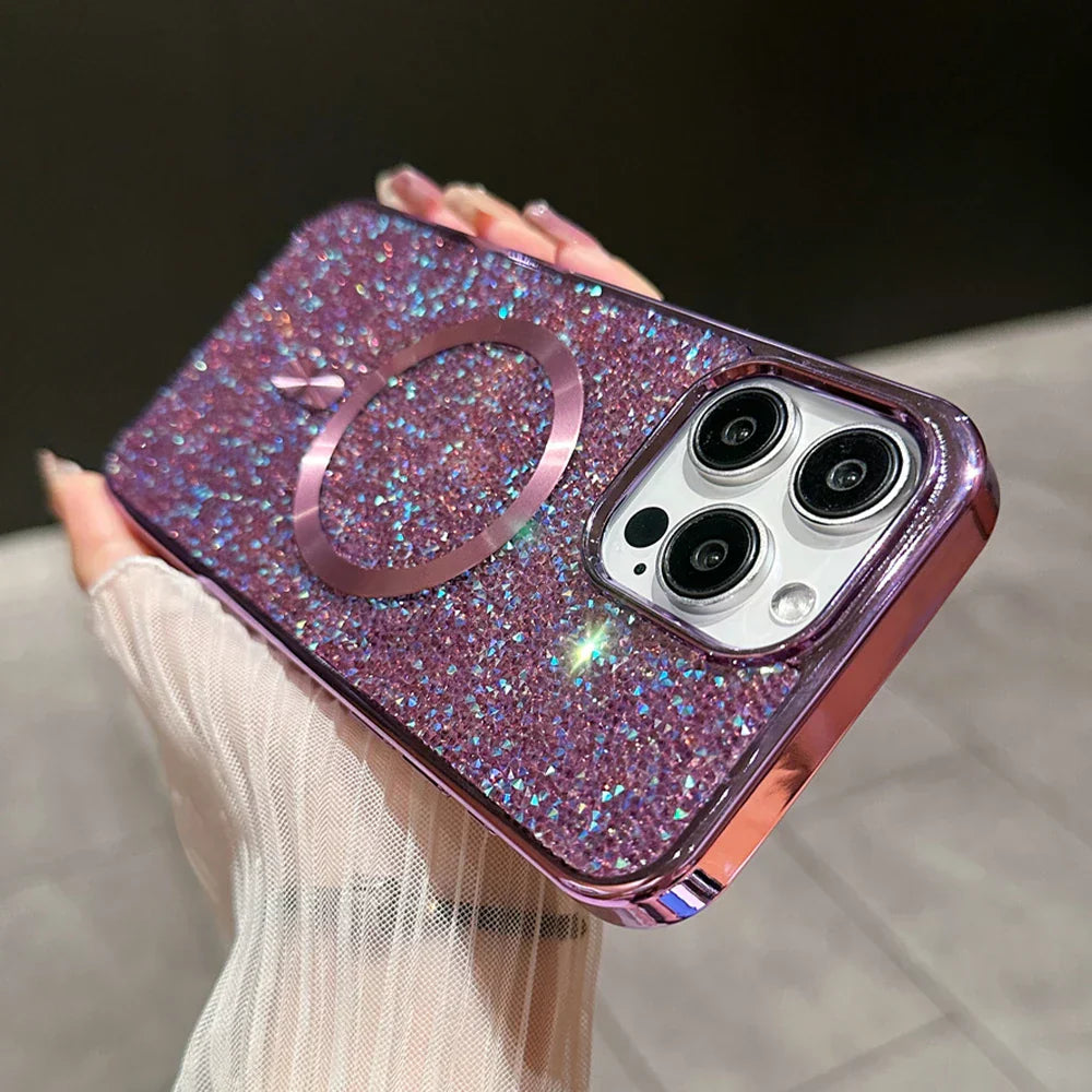 Bling Glitter Magnetic Case for iPhone