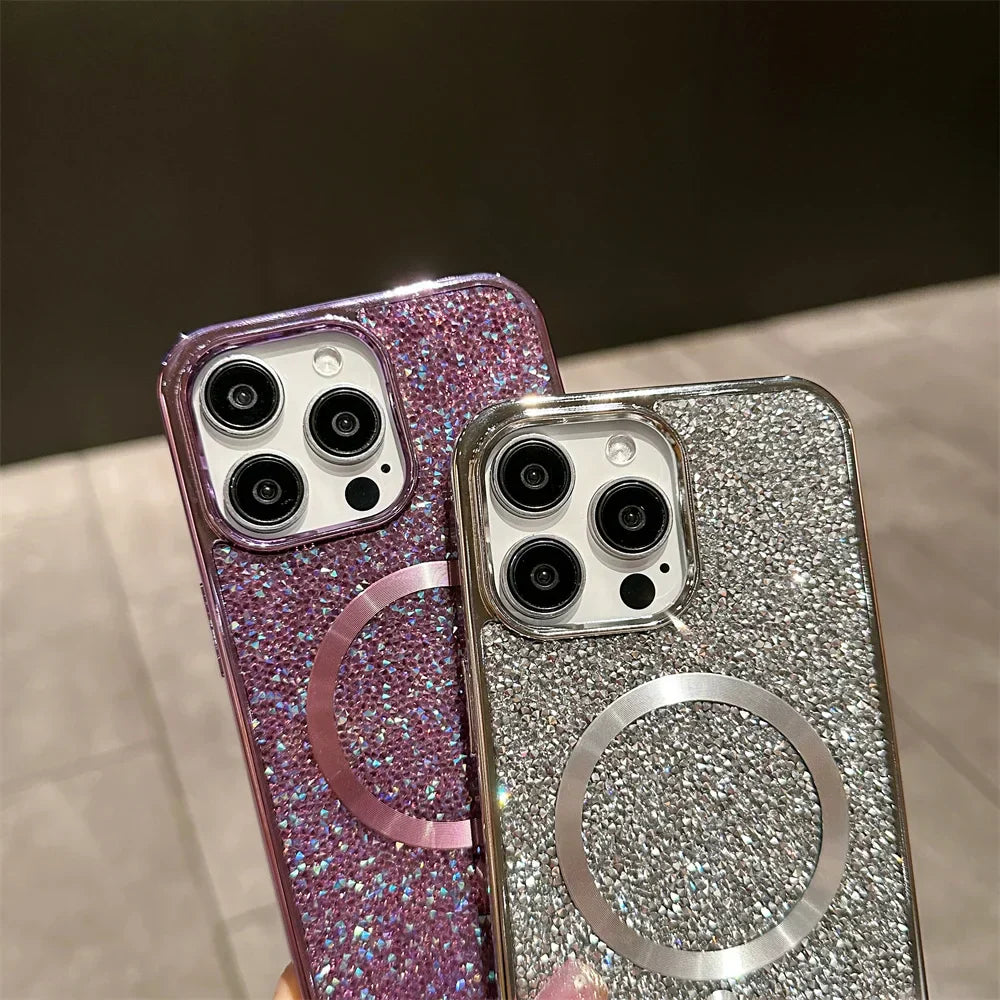 Bling Glitter Magnetic Case for iPhone