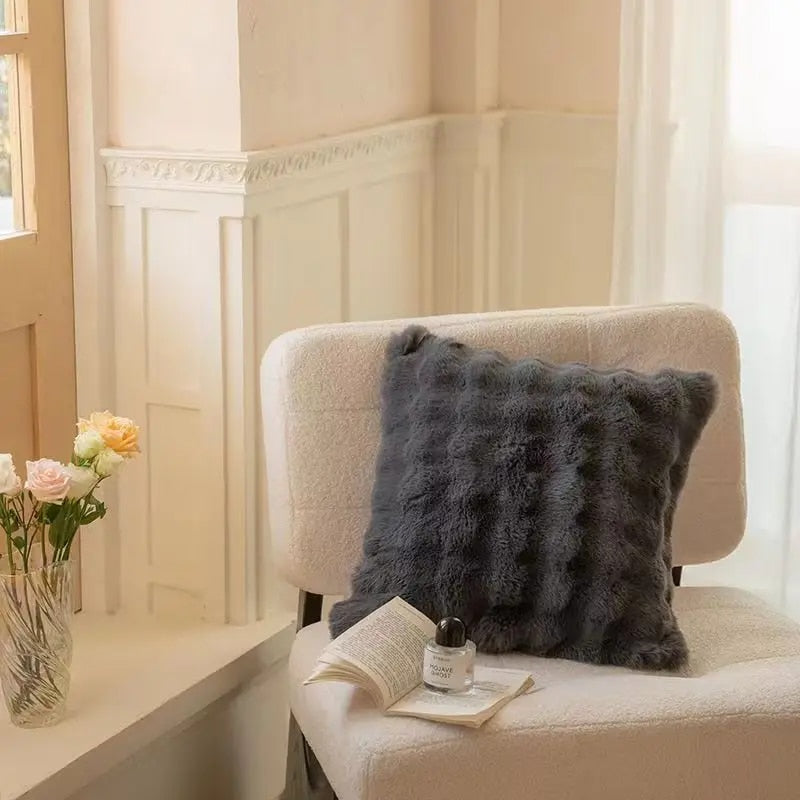 VeloraWeave deka z umělé králičí kožešiny pro maximální pohodlí a teplo