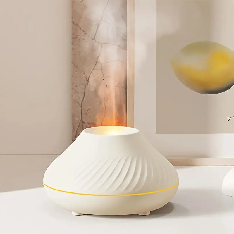 Lumomist Aromatherapy Diffuser With Soft Flame For Home Wellness
