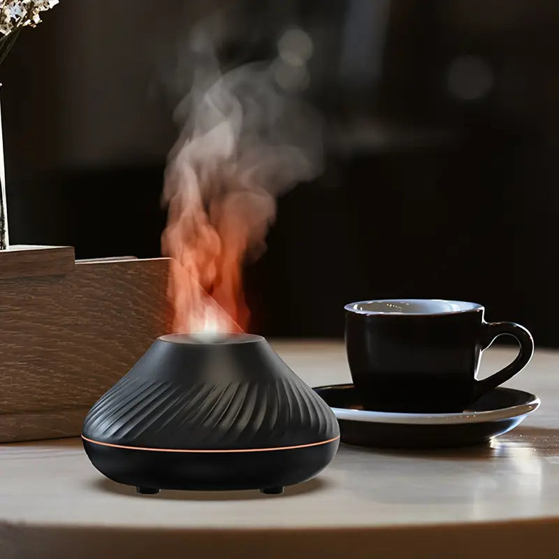 Lumomist Aromatherapy Diffuser With Soft Flame For Home Wellness