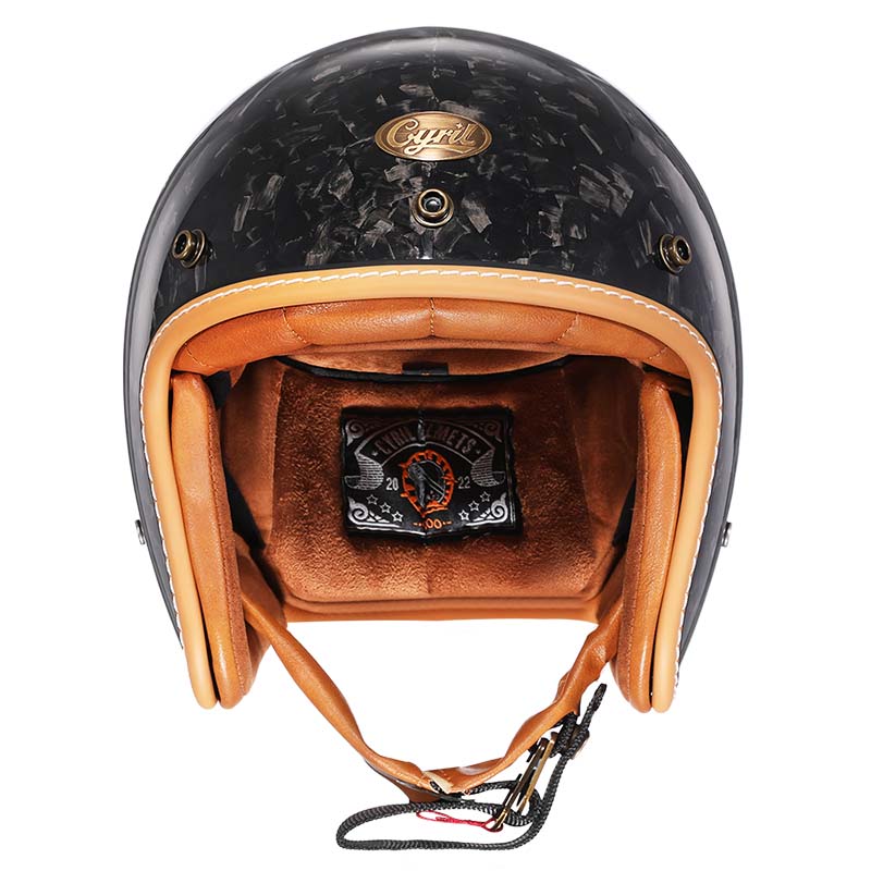Vintage Style Low Profile Motorcycle Helmet With DOT And ECE Standards