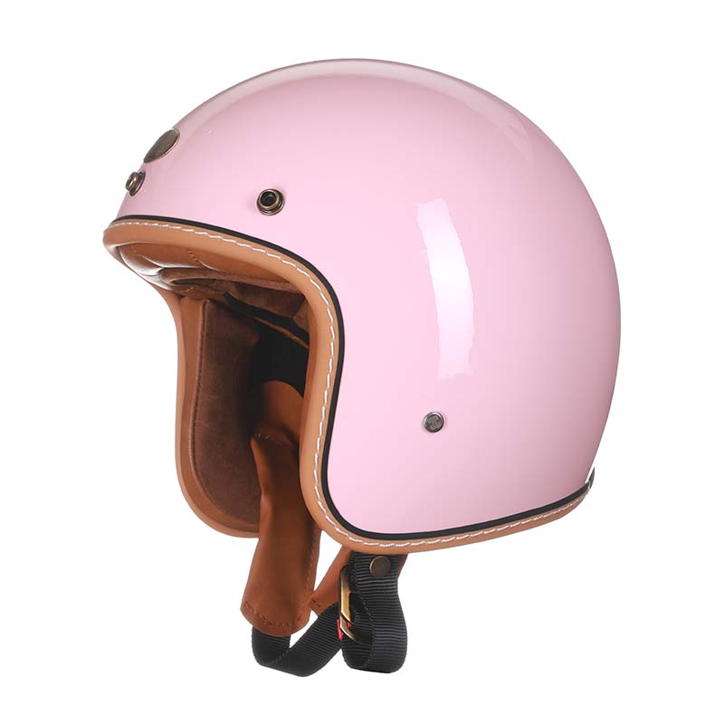 Vintage Style Low Profile Motorcycle Helmet With DOT And ECE Standards