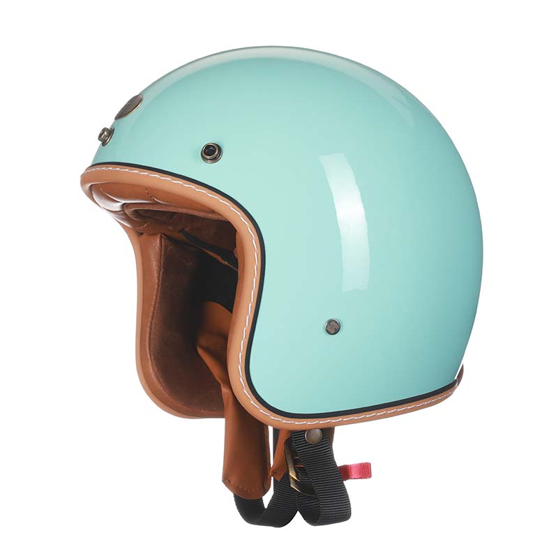 Vintage Style Low Profile Motorcycle Helmet With DOT And ECE Standards