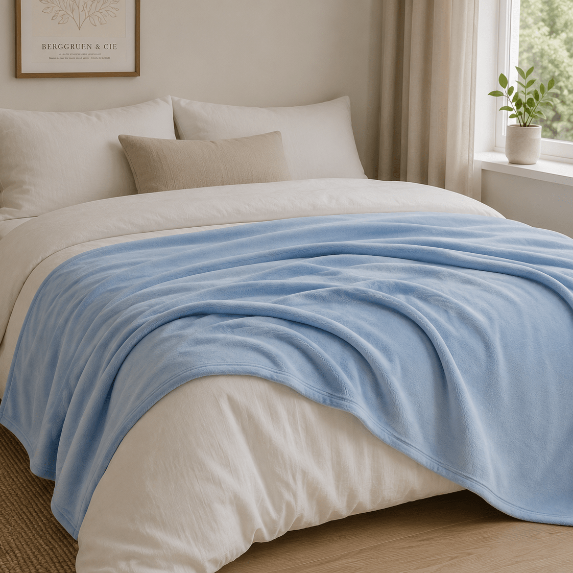 Cooling Blanket for Refreshing Sleep, Breathable & Lightweight