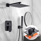 Modern fekete 3 részes fürdő- és zuhanykészlet | Petprovac