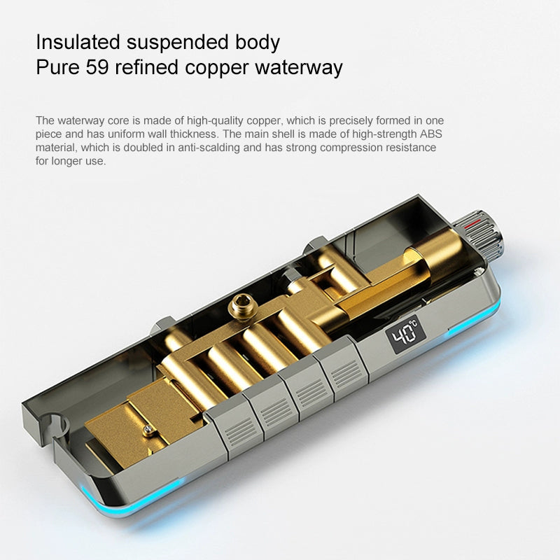 Aurell | Sistem de duș termostatic cu afișaj digital | Petprovac