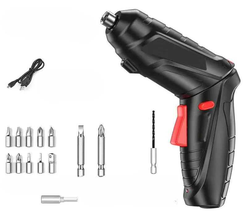 47-in-1 Cordless Battery Drill and Screwdriver Set for Precise DIY Work
