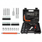 47-in-1 Cordless Battery Drill and Screwdriver Set for Precise DIY Work