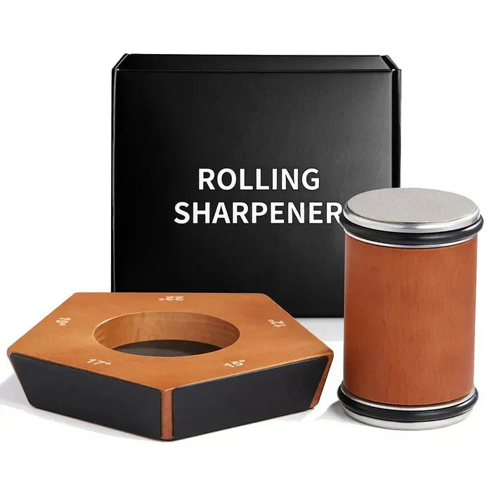 Sharproll Diamond Knife Sharpener Manual Rolling Knife Sharpening For Home Cooks