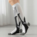 Breathable Support Socks With An Ergonomic Cut For Light And Rested Legs