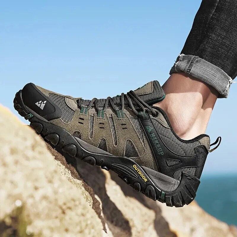 Pánské voděodolné turistické boty Vibram, lehké a prodyšné