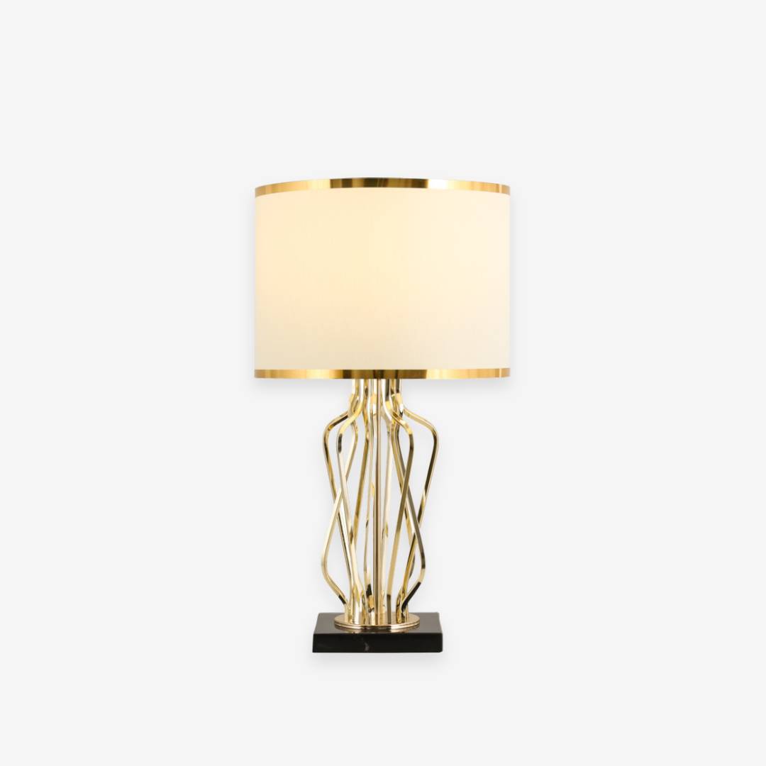 Gold Luxury Table Lamp For Modern Bedside And Living Room Lighting