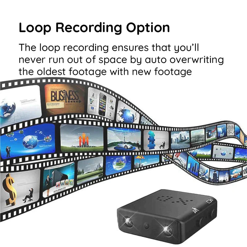 NovaGuard Pocket WiFi HD-kamera med lyd og app til hjemmeovervågning