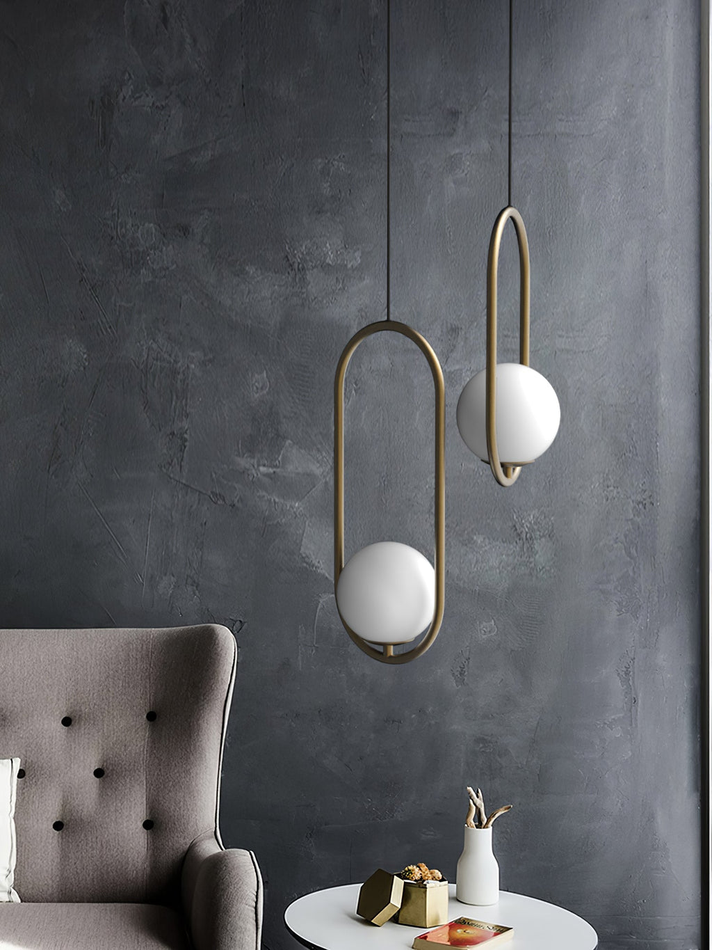 Lyra moderne pendellampe med elegant minimalistisk design